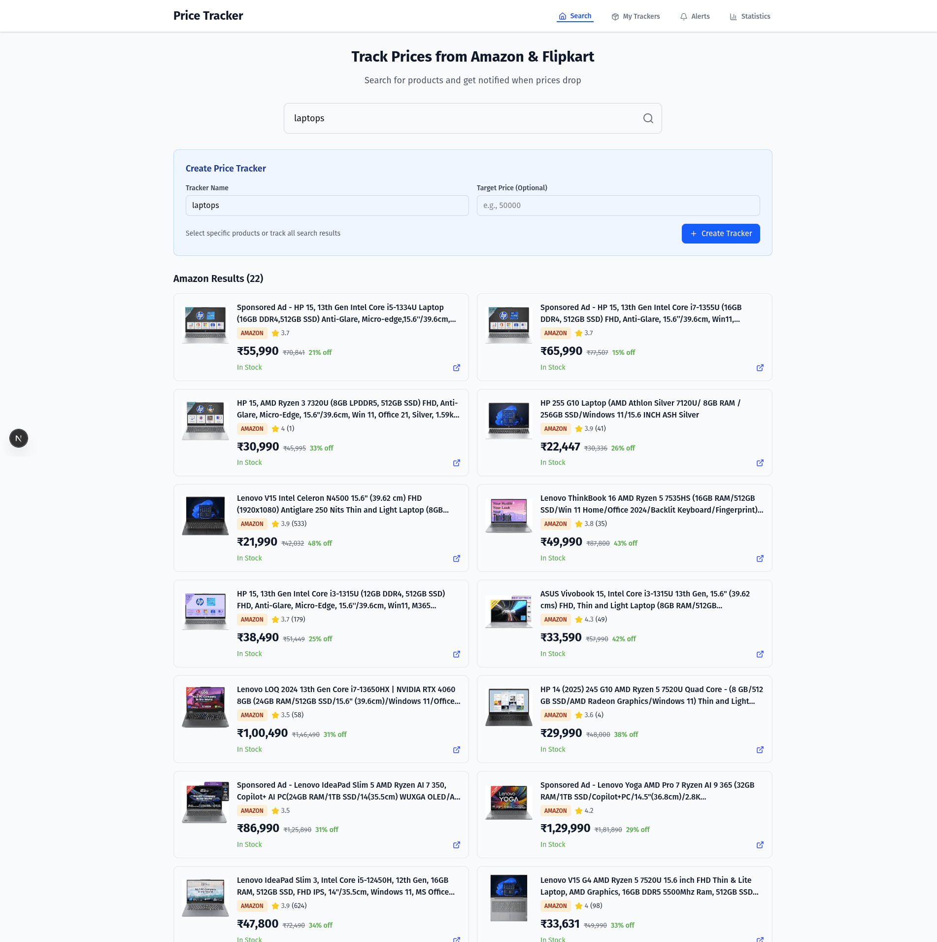 E-commerce Price Tracker